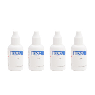 Roztok elektrolytu s 1,7 M KNO3 a 0,7 M KCl, 4 x 30 ml