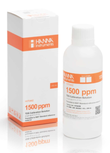 Kalibrační roztok na TDS 1500 mg/l (ppm), 230 ml