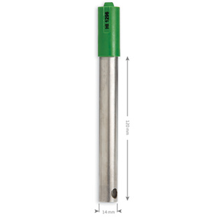 pH elektroda pro HI991001; použití pro pitné vody; kovové tělo, DIN 