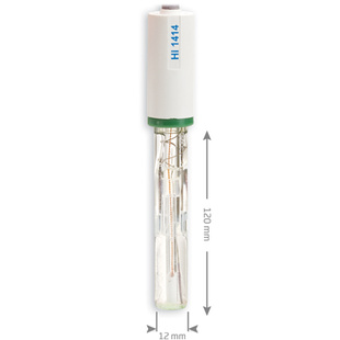 pH elektroda pro povrchové měření (papír, kůže, atd.), teplotní kompenzace pro HI99171