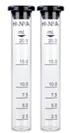 20 mL skleněný válec s víčkem, 2 ks