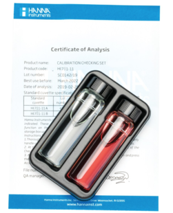 Certifikovaný standard pro HI781